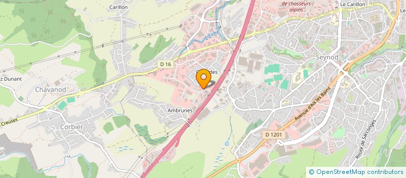 localisation de l'entreprise LE HAMEAU DE LA FRUITIERE à ANNECY