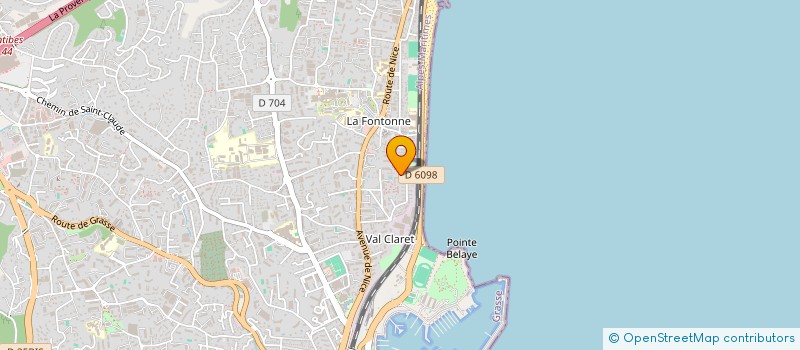 localisation de l'entreprise LE HAMEAU DE LA MER à ANTIBES