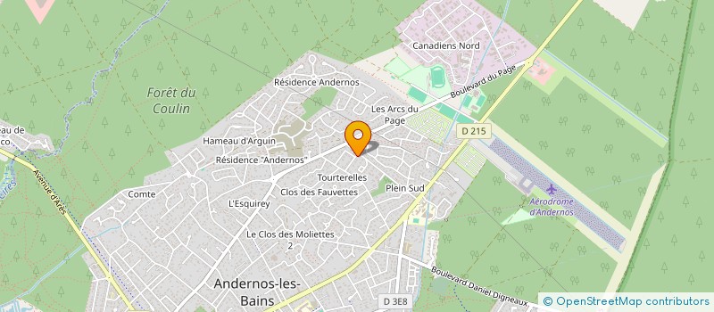 localisation de l'entreprise LE HAMEAU DE LA TESTE à ANDERNOS-LES-BAINS