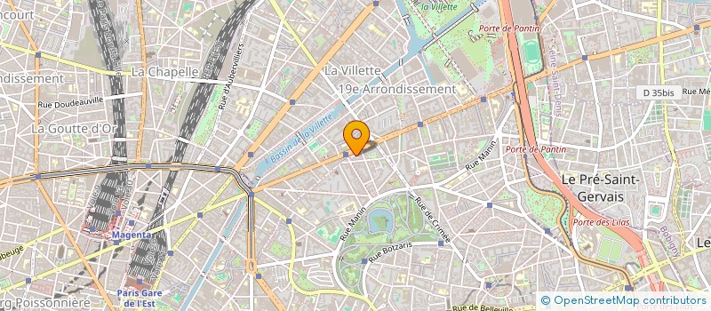localisation de l'entreprise LE HAMEAU DE LIMAY à PARIS