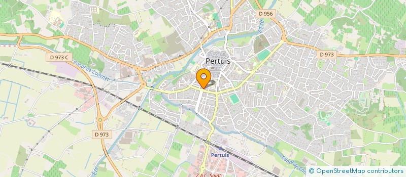 localisation de l'entreprise LE HAMEAU DE ROGNES  PERTUIS