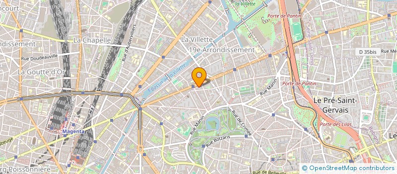 localisation de l'entreprise LE HAMEAU DE SACLAS à PARIS