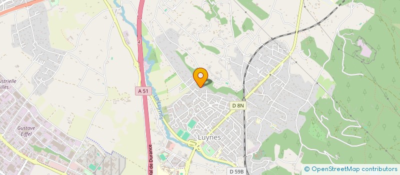 localisation de l'entreprise LE HAMEAU DE VEREITRE à AIX-EN-PROVENCE