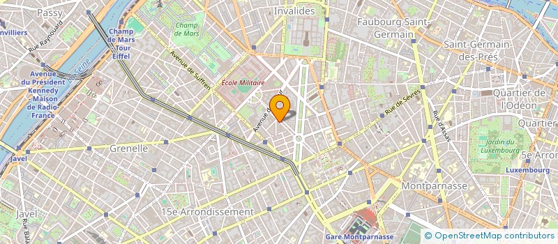 localisation de l'entreprise LE HAMEAU DE VILLENEUVE à PARIS