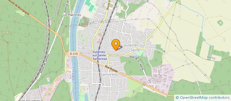 localisation de l'entreprise LE HAMEAU DE VULAINES  VULAINES-SUR-SEINE