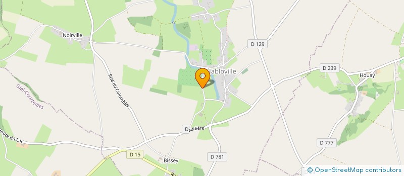 localisation de l'entreprise LE HAMEAU DES ETOILES à HABLOVILLE