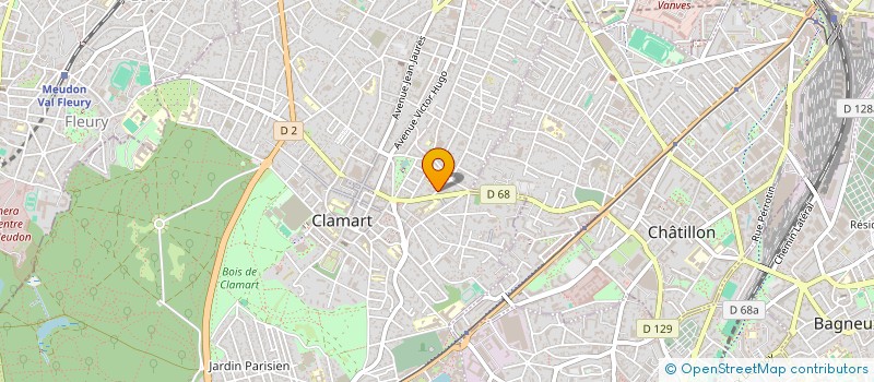 localisation de l'entreprise LE HAMEAU DES GABRIELS  CLAMART