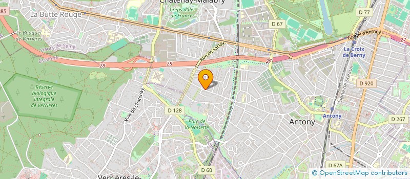 localisation de l'entreprise LE HAMEAU DES MARMOTTES à ANTONY