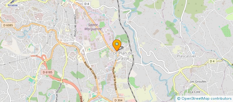 localisation de l'entreprise LE HAMEAU DES MYRTES  GRASSE