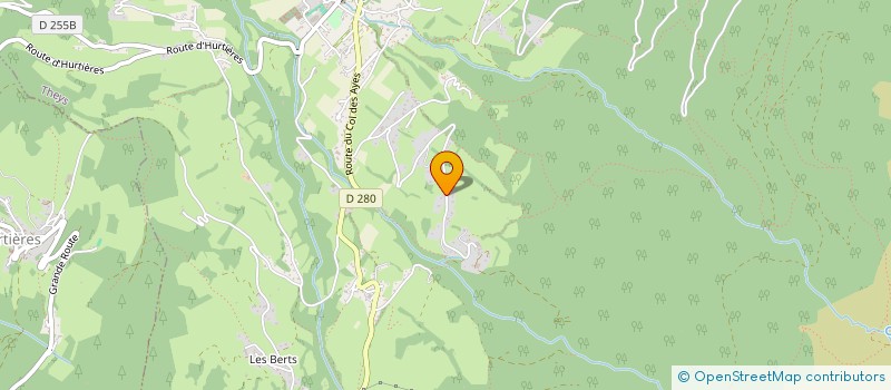 localisation de l'entreprise LE HAMEAU DES PALETIERES  THEYS