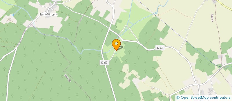 localisation de l'entreprise LE HAMEAU DES SCEVOLLES  SAIRES