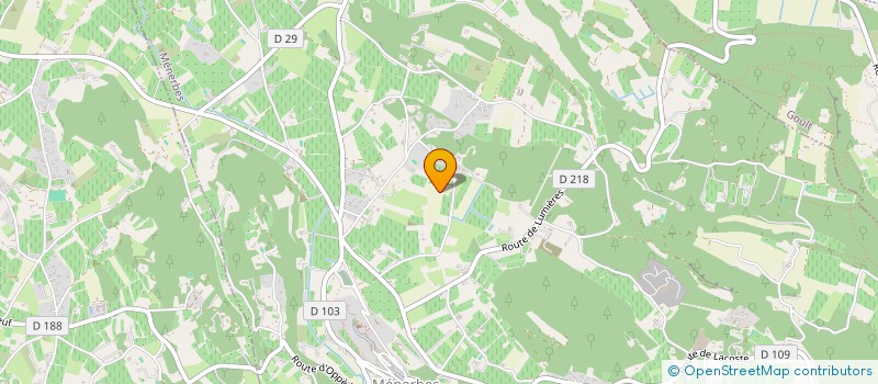 localisation de l'entreprise LE HAMEAU DU BLOTTAGE  MENERBES