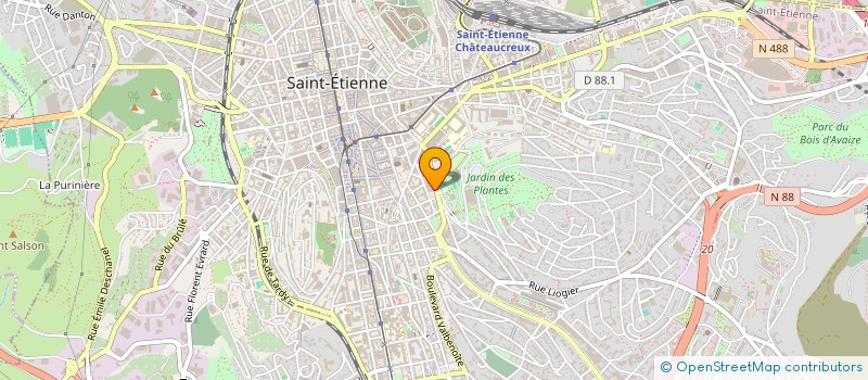 localisation de l'entreprise LE HAMEAU DU BOURG à SAINT-ETIENNE