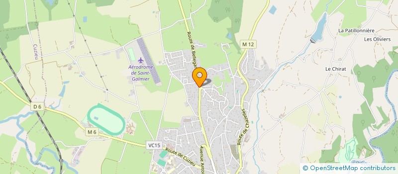 localisation de l'entreprise LE HAMEAU DU LAGFER  SAINT-GALMIER