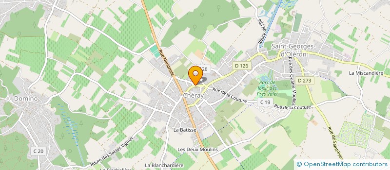 localisation de l'entreprise LE HAMEAU DU LEVANT à SAINT-GEORGES-D'OLERON