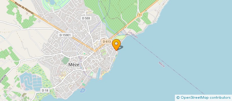 localisation de l'entreprise LE HAMEAU DU LEVANT à MEZE
