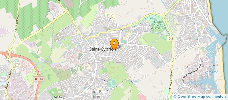 localisation de l'entreprise LE HAMEAU DU PAR SCI à SAINT-CYPRIEN