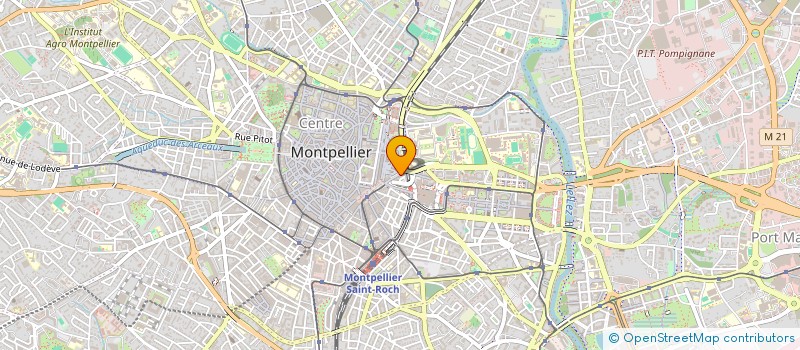 localisation de l'entreprise LE HAMEAU DU PORT à MONTPELLIER