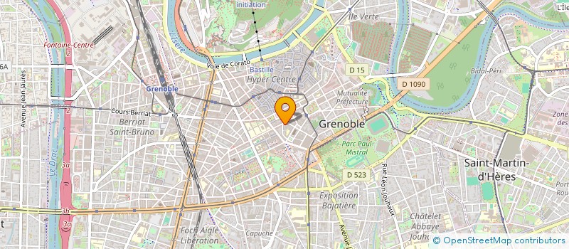 localisation de l'entreprise LE HAMEAU DU RUISSEAU à GRENOBLE