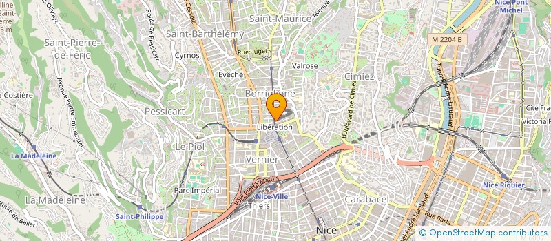 localisation de l'entreprise LE HAMEAU DU TERROIR à NICE