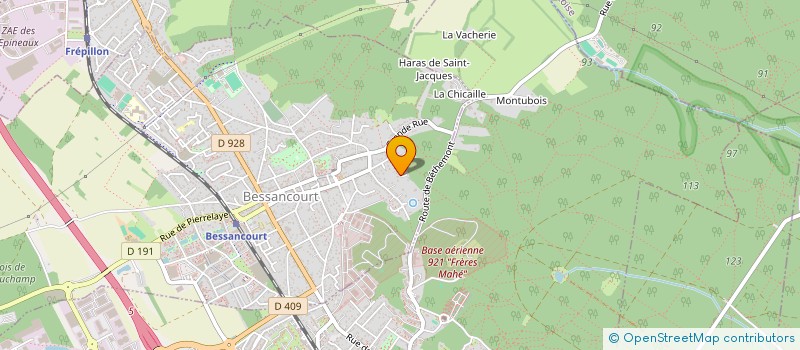 localisation de l'entreprise LE HAMEL  BESSANCOURT