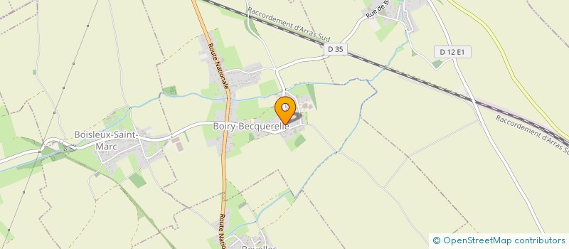localisation de l'entreprise LE HAMEL  BOIRY-BECQUERELLE