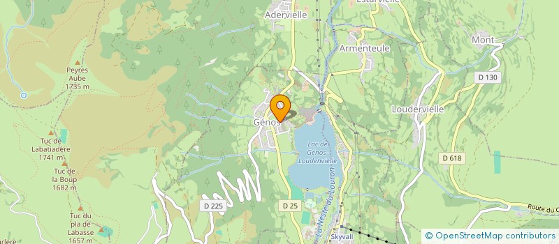 localisation de l'entreprise LE HANC  GENOS