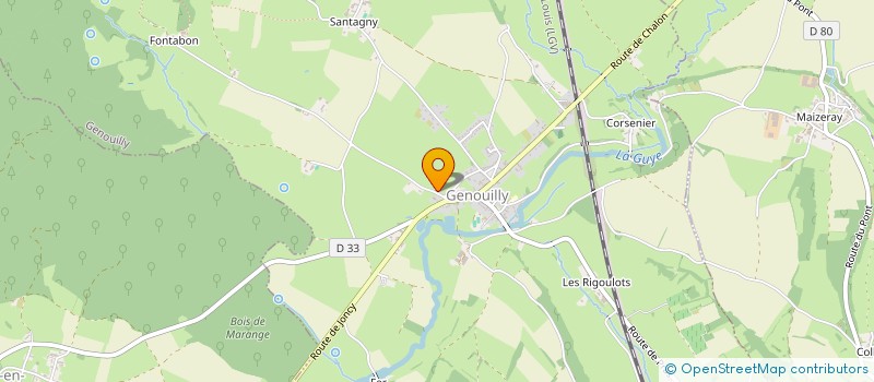 localisation de l'entreprise LE HANG'ART  CHISSEY-LES-MACON