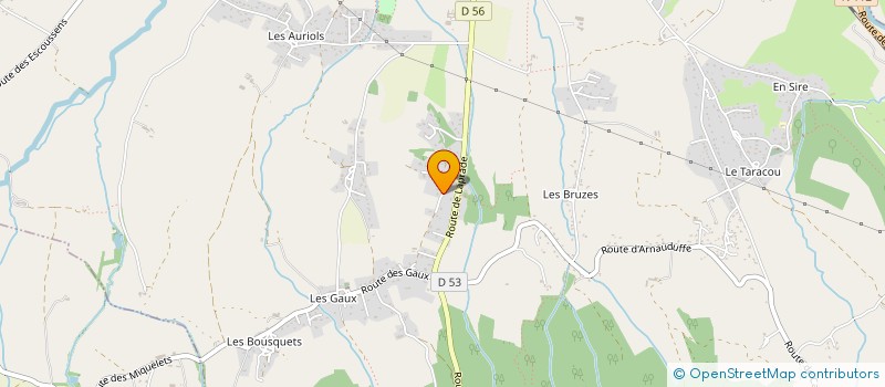 localisation de l'entreprise LE HANGAR  LABRUGUIERE