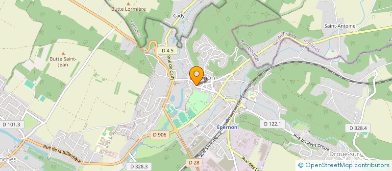 localisation de l'entreprise LE HANGAR à EPERNON
