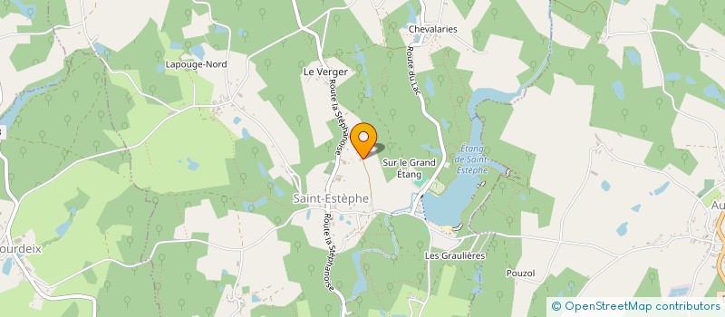 localisation de l'entreprise LE HANGAR  SAINT-ESTEPHE