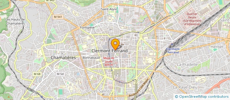 localisation de l'entreprise LE HANGAR  CLERMONT-FERRAND