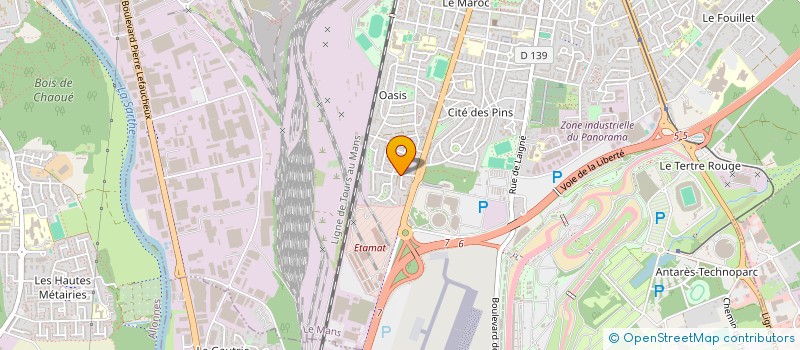 localisation de l'entreprise LE HANGAR COOL KIDS CLUB  LE MANS