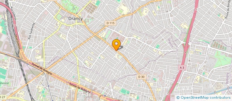 localisation de l'entreprise LE HANGAR D EDGARD  DRANCY