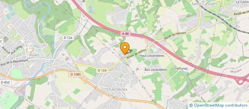 localisation de l'entreprise LE HANGAR DE MAENY  CHARNECLES