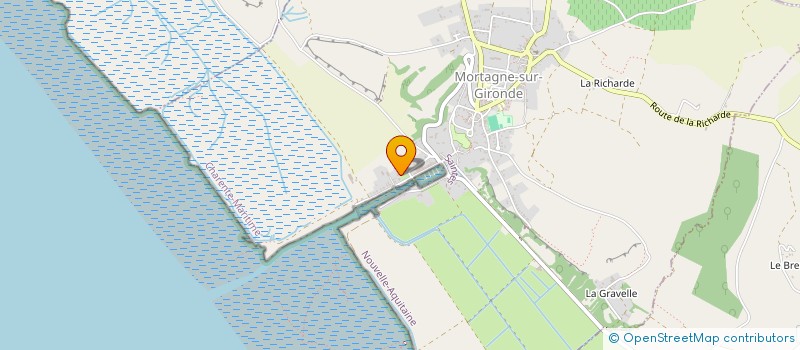 localisation de l'entreprise LE HANGAR DU PORT  MORTAGNE-SUR-GIRONDE