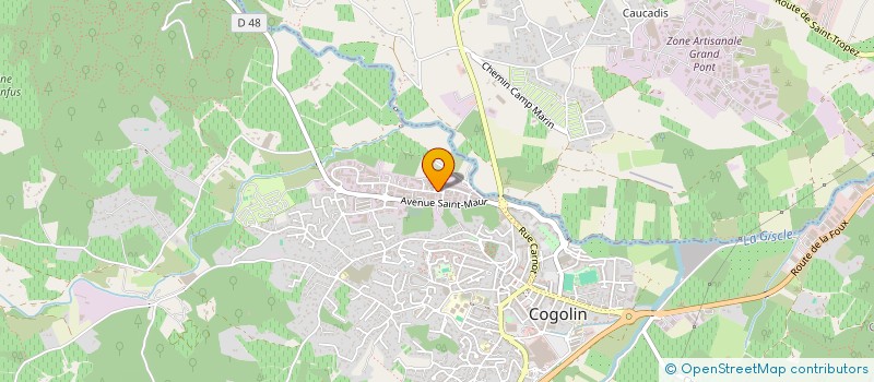 localisation de l'entreprise LE HANGARD  COGOLIN