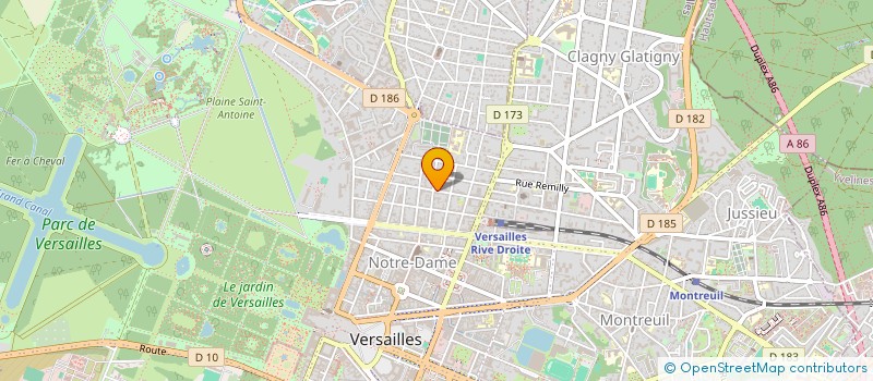 localisation de l'entreprise LE HAPPY SHOPPING à VERSAILLES
