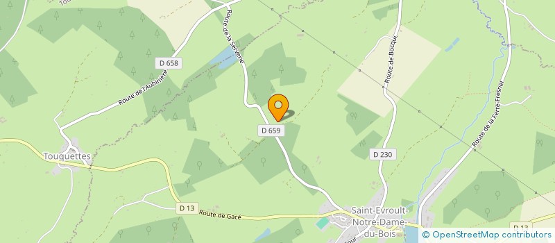 localisation de l'entreprise LE HARAS D'HASPEL à TOUQUETTES