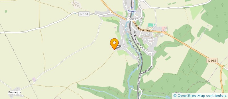 localisation de l'entreprise LE HARAS DE LA POMMERAIE  CHARS