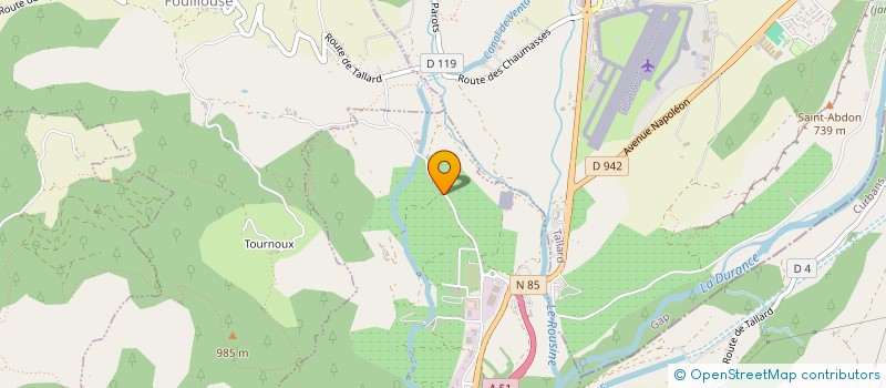 localisation de l'entreprise LE HARAS DES CARLANCHES  LA SAULCE