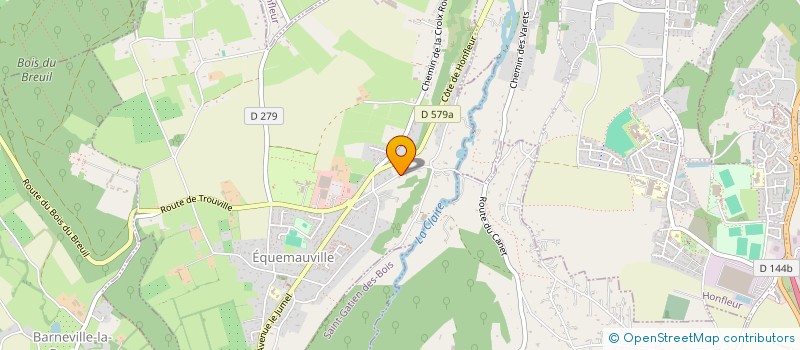 localisation de l'entreprise LE HARAS DES MOULINEAUX à GONNEVILLE-SUR-HONFLEUR