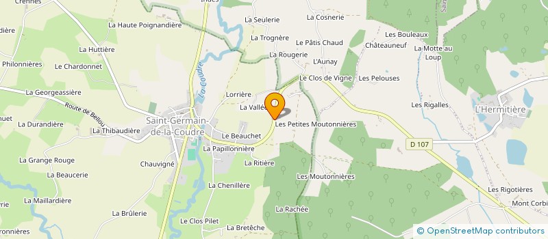 localisation de l'entreprise LE HARAS DU SABLON à BELLOU-LE-TRICHARD