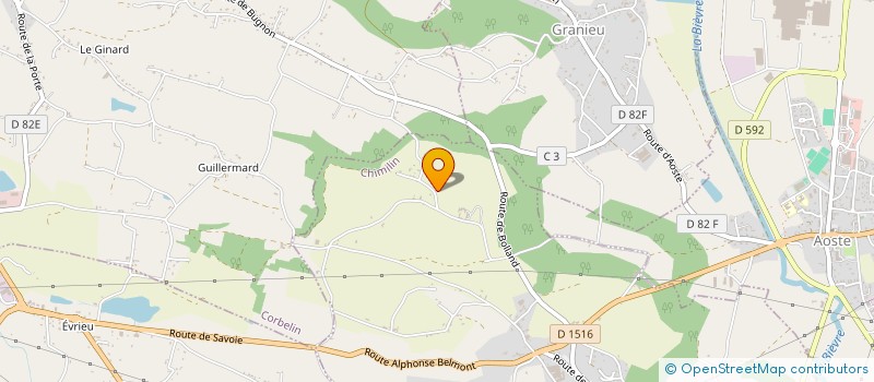 localisation de l'entreprise LE HARAS DU TIZIEU  CHIMILIN