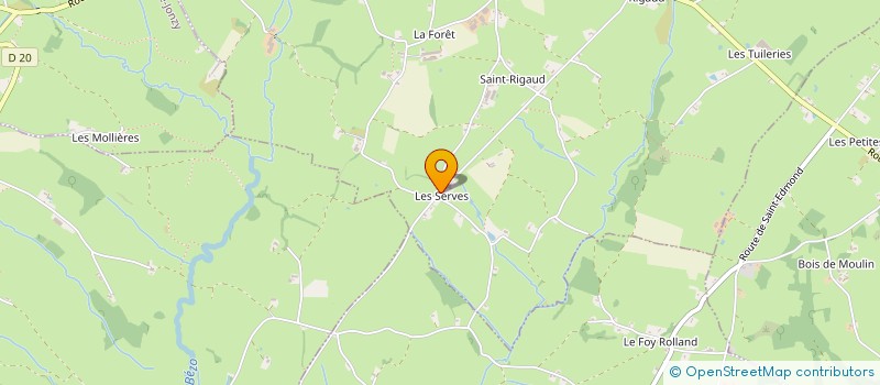 localisation de l'entreprise LE HARAS VERT  LIGNY-EN-BRIONNAIS