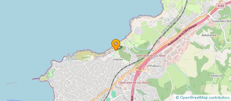 localisation de l'entreprise LE HARI à SAINT-JEAN-DE-LUZ