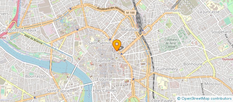 localisation de l'entreprise LE HARICOT SAINT GERMAIN  TOULOUSE