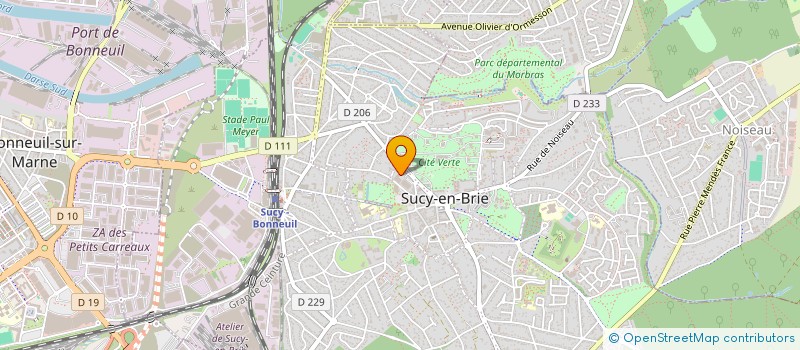 localisation de l'entreprise LE HASARD DES MONDES à SUCY-EN-BRIE