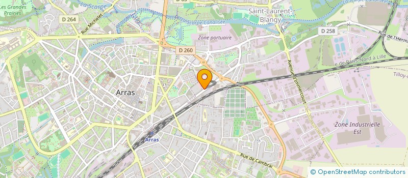 localisation de l'entreprise LE HAUT DE L'ASSIETTE  SAINT-LAURENT-BLANGY