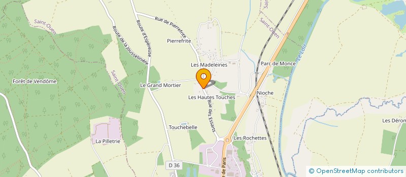 localisation de l'entreprise LE HAUT DES MARCHES  SAINT-OUEN